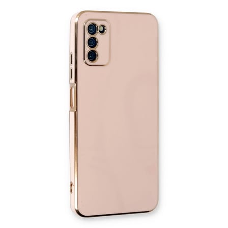 Mey İthalat® Samsung Galaxy A03S Kılıf Volet Silikon - Pembe