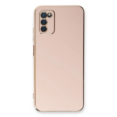 Mey İthalat® Samsung Galaxy A03S Kılıf Volet Silikon - Pembe