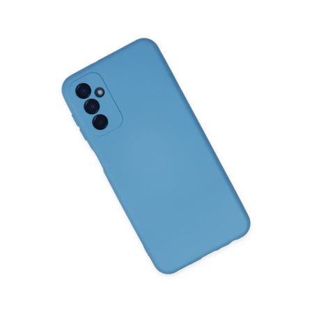Mey İthalat® Samsung Galaxy M23 Kılıf Nano içi Kadife Silikon - Mavi