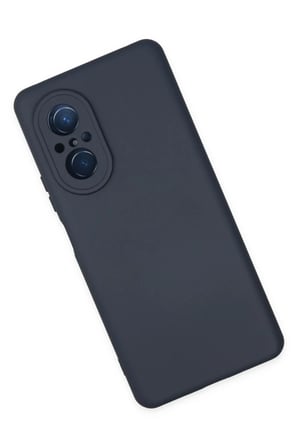Mey İthalat® Huawei Nova 9 SE Kılıf Nano içi Kadife Silikon - Lacivert