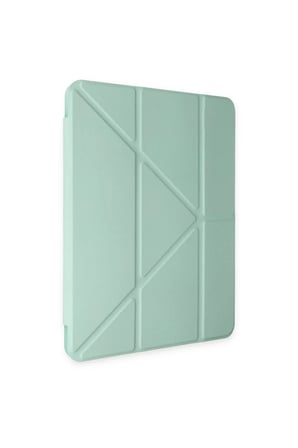 Mey İthalat® iPad Air 4 10.9 Kılıf Kalemlikli Mars Tablet Kılıfı - Açık Yeşil