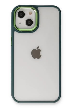 Mey İthalat® iPhone 14 Plus Kılıf Dora Kapak - Haki Yeşil