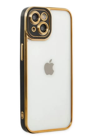Mey İthalat® iPhone 14 Plus Kılıf Liva Lens Silikon - Siyah