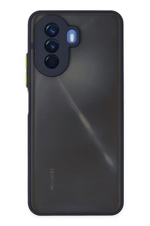 Mey İthalat® Huawei Nova Y70 Kılıf Montreal Silikon Kapak - Lacivert