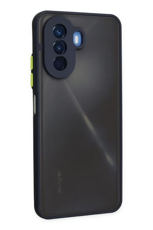 Mey İthalat® Huawei Nova Y70 Kılıf Montreal Silikon Kapak - Lacivert