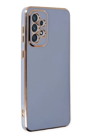 Mey İthalat® Samsung Galaxy A73 5G Kılıf Volet Silikon - Mavi
