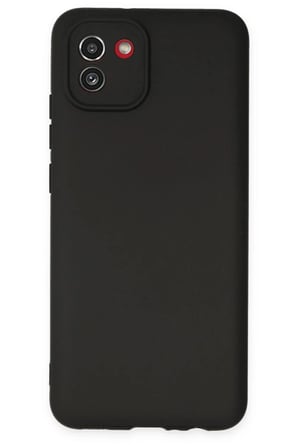 Mey İthalat® Samsung Galaxy A03 Kılıf First Silikon - Siyah