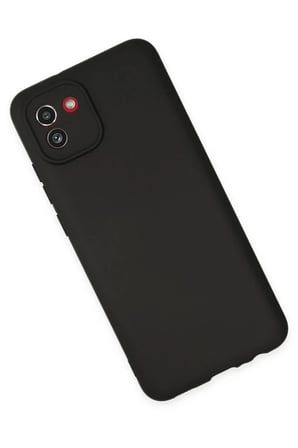 Mey İthalat® Samsung Galaxy A03 Kılıf First Silikon - Siyah