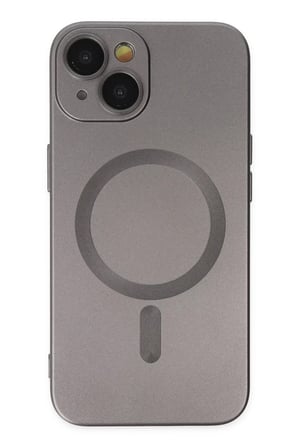 Mey İthalat® iPhone 14 Plus Kılıf Moshi Lens Magneticsafe Silikon - Füme