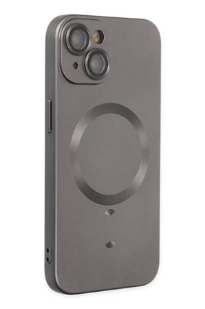 Mey İthalat® iPhone 14 Plus Kılıf Moshi Lens Magneticsafe Silikon - Füme