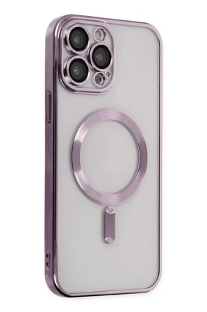 Mey İthalat® iPhone 13 Pro Max Kılıf Kross Magneticsafe Kapak - Mor