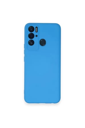 Mey İthalat® Tecno Pova Neo Kılıf Nano içi Kadife Silikon - Mavi