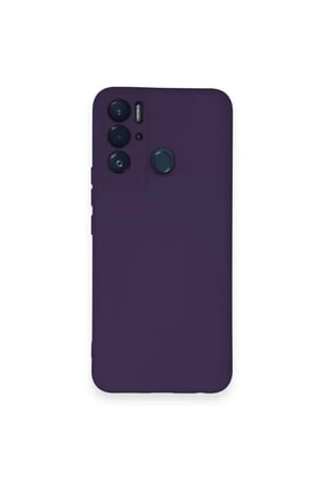 Mey İthalat® Tecno Pova Neo Kılıf Nano içi Kadife Silikon - Mor