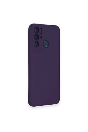 Mey İthalat® Tecno Pova Neo Kılıf Nano içi Kadife Silikon - Mor