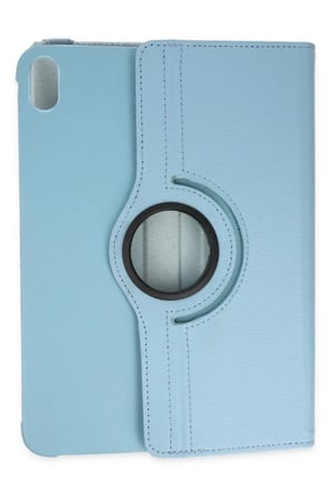 Mey İthalat® iPad 2025 10.9 10.Nesil (A16) Kılıf 360 Tablet Deri Kılıf - Turkuaz