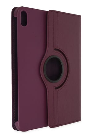 Mey İthalat® iPad 2025 10.9 10.Nesil (A16) Kılıf 360 Tablet Deri Kılıf - Mürdüm