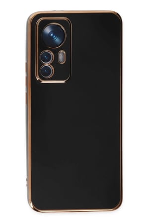 Mey İthalat® Mi 12T Pro Kılıf Volet Silikon - Siyah