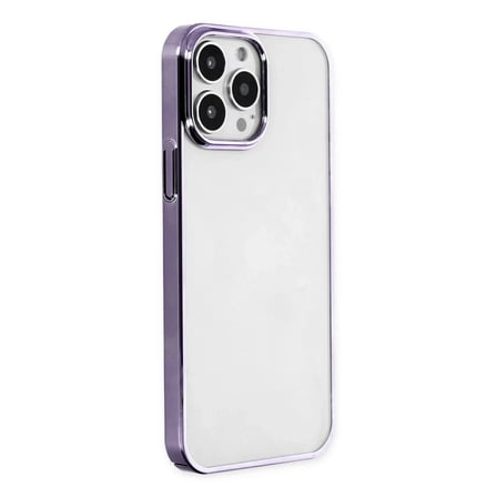 Mey İthalat® iPhone 13 Pro Kılıf Element Silikon - Mor