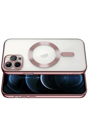 Mey İ̇Thalat® İphone 13 Pro Kilif Kross Magneticsafe Kapak Rose