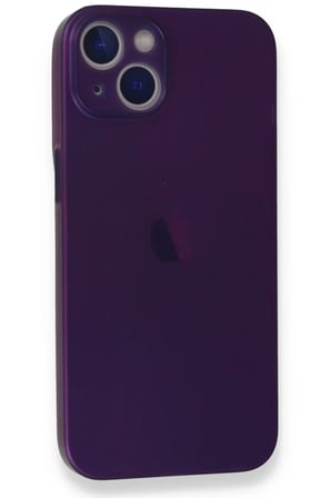 Mey İthalat® iPhone 14 Plus Kılıf PP Ultra İnce Kapak - Mor