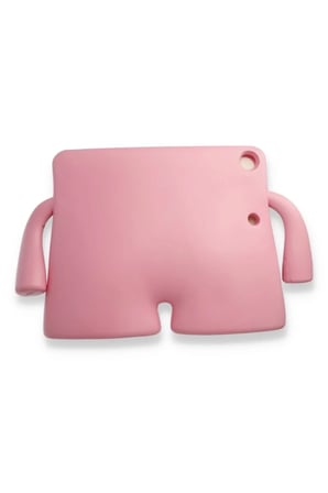 Mey İthalat® iPad Pro 11 (2021) Kılıf Karakter Tablet Silikon - Açık Pembe