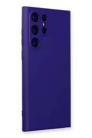 Mey İthalat® Samsung Galaxy S23 Ultra Kılıf Nano içi Kadife Silikon - Mor