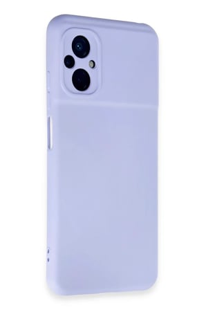 Mey İthalat® Poco M5 Kılıf Nano içi Kadife Silikon - Lila