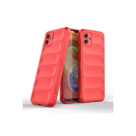 Mey İthalat® Samsung Galaxy A04E Kılıf Optimum Silikon - Kırmızı
