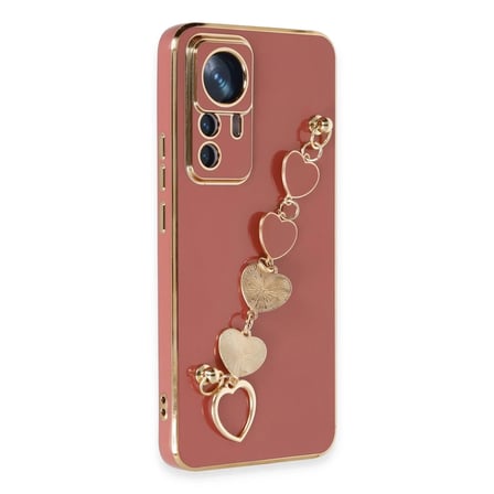 Mey İthalat® Mi 12T Pro Kılıf Esila Silikon - Kırmızı