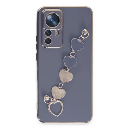 Mey İthalat® Mi 12T Pro Kılıf Esila Silikon - Gri