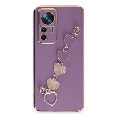 Mey İthalat® Mi 12T Pro Kılıf Esila Silikon - Mor
