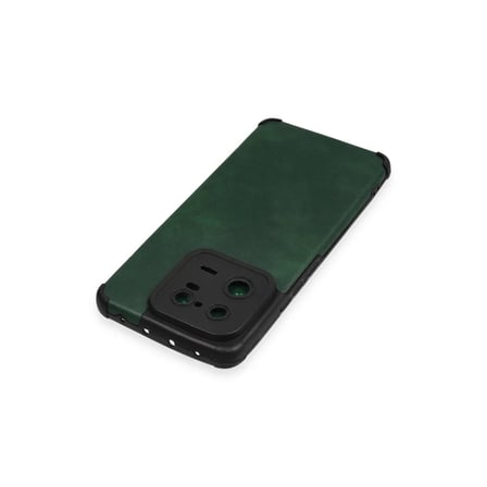 Mey İthalat® Mi 13 Pro Kılıf Loop Deri Silikon - Yeşil