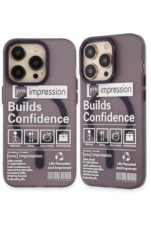 Mey İthalat® iPhone 14 Pro Kılıf Apollo Magneticsafe Desenli Kapak - Apollo Mor - 6