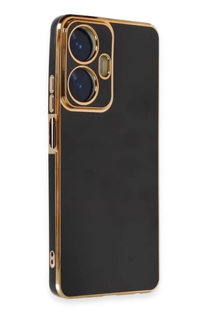 Mey İthalat® Realme C55 Kılıf Volet Silikon - Siyah