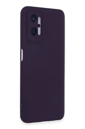 Mey İthalat® Realme 9i 4G Kılıf Nano içi Kadife Silikon - Mor