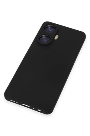 Mey İthalat® Realme C55 Kılıf Nano içi Kadife Silikon - Siyah