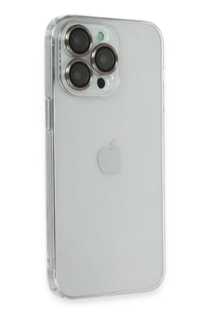 Mey İthalat® iPhone 13 Pro Kılıf Luko Lens Silikon -Yeşil