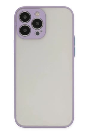 Mey İthalat® iPhone 15 Pro Kılıf Montreal Silikon Kapak - Mor