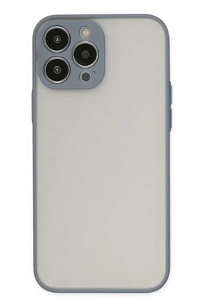 Mey İthalat® iPhone 15 Pro Max Kılıf Montreal Silikon Kapak - Gri
