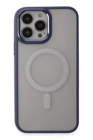 Mey İthalat® iPhone 15 Pro Max Kılıf Room Magneticsafe Silikon - Sierra Blue