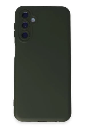 Mey İthalat® Samsung Galaxy M34 5G Kılıf Nano içi Kadife Silikon - Koyu Yeşil