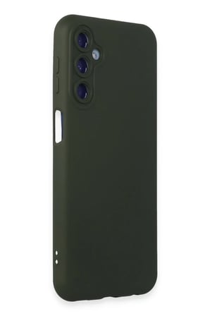 Mey İthalat® Samsung Galaxy M34 5G Kılıf Nano içi Kadife Silikon - Koyu Yeşil