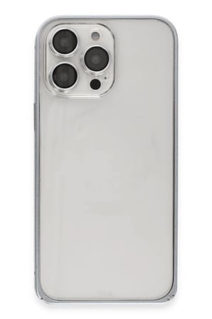 Mey İthalat® iPhone 15 Pro Max Metal Bumper Mat Kapak - Gri