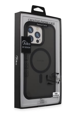 Mey İthalat® iPhone 15 Pro Toras Airbag Magsafe Kapak - Siyah