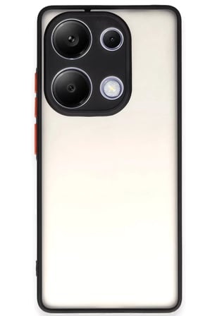 Mey İthalat® Redmi Note 13 Pro 4G Kılıf Montreal Silikon Kapak - Siyah