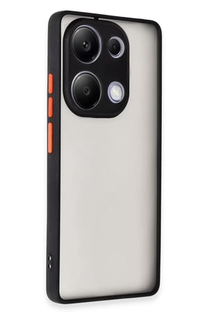 Mey İthalat® Redmi Note 13 Pro 4G Kılıf Montreal Silikon Kapak - Siyah