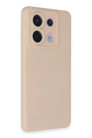 Mey İthalat® Redmi Note 13 Pro 5G Kılıf Nano içi Kadife Silikon - Pudra