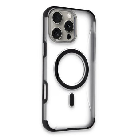 Mey İthalat® iPhone 14 Pro Max Hilton Magsafe Kapak - Siyah