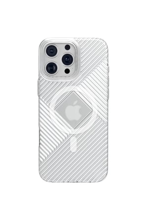 Mey İthalat® iPhone 15 Pro Max Stella PC Sert Magsafe Kılıf - Şeffaf
