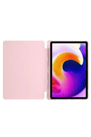 Mey İthalat® Redmi Pad SE 4G Kılıf Kalemlikli Mars Tablet Kılıfı - Rose